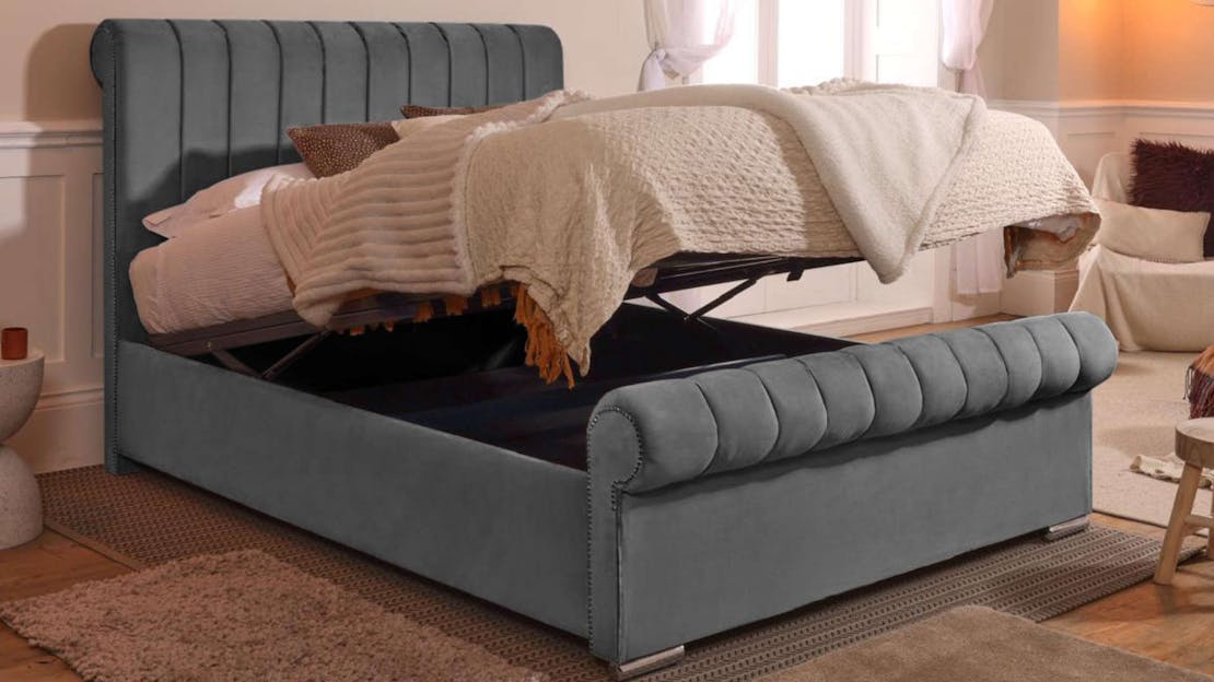 Sleep in Style with a Contemporary Ottoman Bed Frame and Mattress