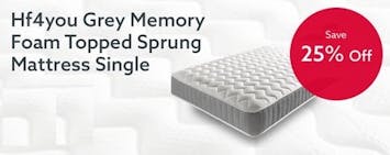 Hf4You Memory Foam Topped Sprung