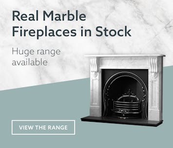 Real marble fireplaces