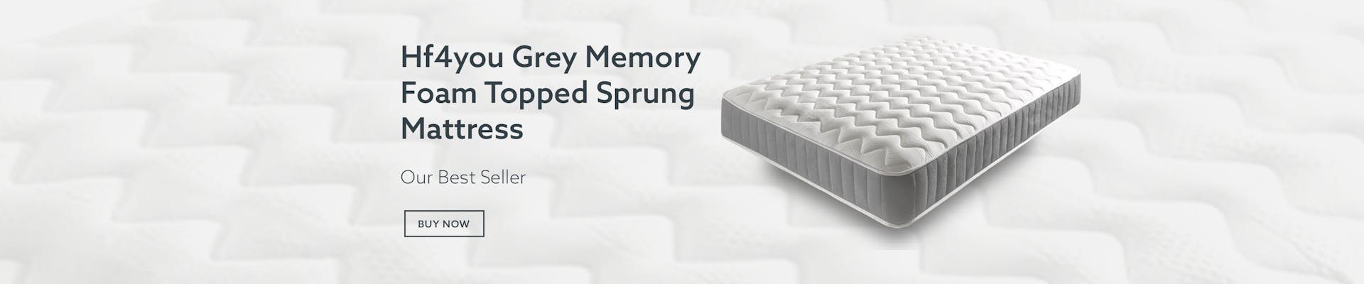 Hf4you Memory Foam Topped Sprung Mattress