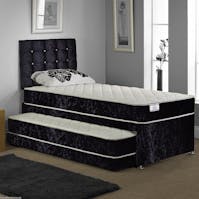 Rapyal Sleep Hf4you 13.5g Bonnel Sprung Crushed Velvet Guest Bed