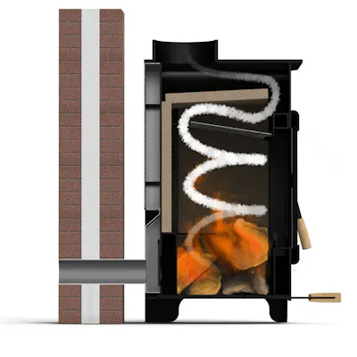 Burley Debdale 9104-C 4kW Wood Burning Stove