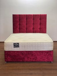 Rapyal Sleep Cuba Memory Sprung Bed Set with Mattress & Headboard