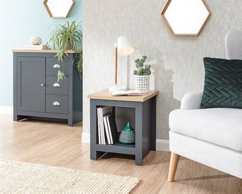 Rapyal Sleep Duke Side Table With Shelf