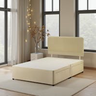 Rapyal Deluxe Faux Leather Or Suede Divan Base With Drawers