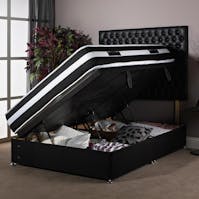 Hf4you Diamond 1000 Pocket Memory Butterfly Ottoman Divan Bed