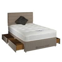 Hf4you Rapyal Sleep Eureka 2000 Pocket Sprung Memory Divan Bed