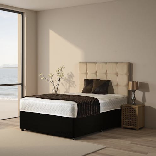 Rapyal Memory Foam Divan Bed Set With Mattress