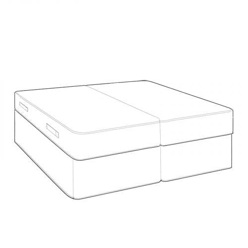 Deluxe Beds Regal Orthopaedic Zip & Link Divan Bed Outrageously Low