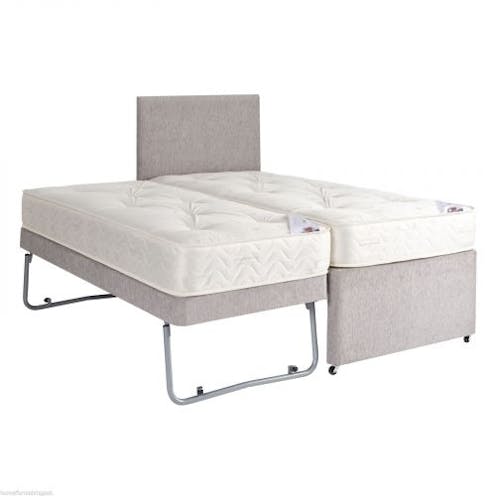 Hf4you Hf4you Pine Master Chenille Open Sprung Deep Quilted Guest Bed