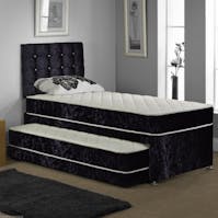 Hf4you Hf4you 13.5g Bonnel Sprung Crushed Velvet Guest Bed