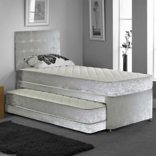 Hf4you Hf4you 13.5g Bonnel Sprung Crushed Velvet Guest Bed