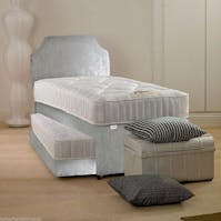 Hf4you Hf4you Oxford 3 In 1 Crushed Velvet Guest Bed