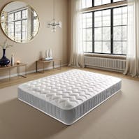 Rapyal Grey Memory Foam Topped Sprung Mattress