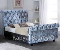 Rapyal Sleep Lamborg Crushed Velvet Bed Frame