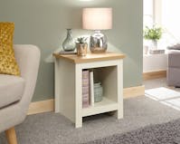 Rapyal Stores Lancaster side Table With Shelf