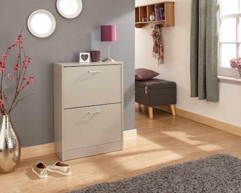 RS Stirling Two Tier Shoe Cabinet