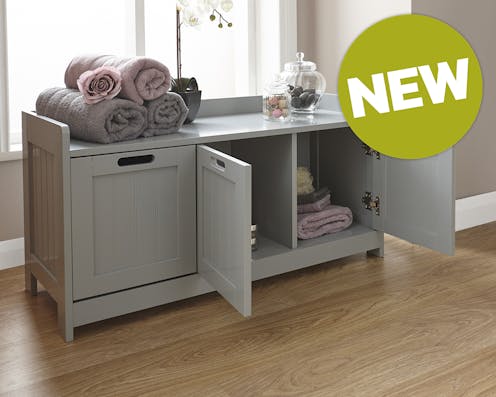 RS 3 Door Storage Bench