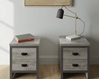 Rapyal Stores Boston 2 Drawer Bedside Table Pair