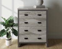 Rapyal Stores Boston 4 Drawer Chest Of Drawers