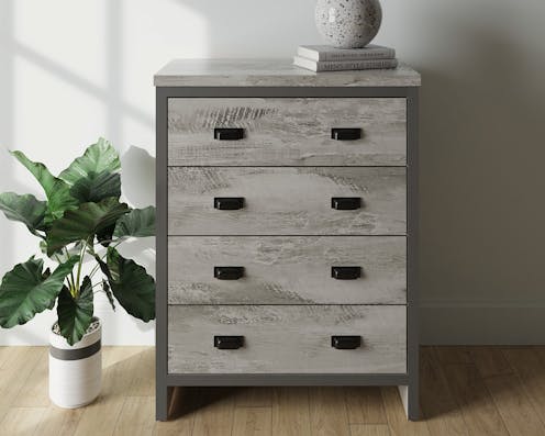 Rapyal Stores Boston 4 Drawer Chest Of Drawers