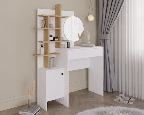 Rapyal Stores Freyja Dressing Table White/Oak