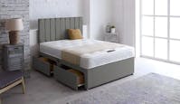 Ghost Beds Zidane Divan Bed Set 2 Drawers Same Side