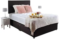 Ghost Beds Prague Divan Bed Set + 10" Memory Sprung Mattress + Free 20" Headboard AVAILABLE