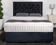 Hf4you Rapyal Sleep New Athens Divan Bed Set + 10" Ortho Sensation Mattress + 24" Matching Headboard