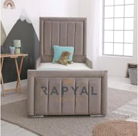 Rapyal Stores Plush Areal Single Kids Bed 2FT6/3FT With Mattress & Headboard