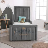Rapyal Stores Plush Areal Single Kids Bed 2FT6/3FT With Mattress & Headboard