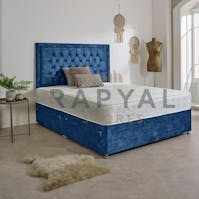 Hf4you Orlando Plush Divan Bed Set with Luxury Memory Mattress