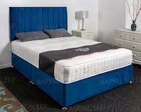 Rapyal Sleep New Sicily Divan Bed Set + 10" Ortho Sensation Mattress + 24" Matching Headboard