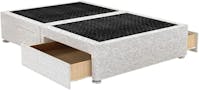 Ghost Beds Reinforced Divan Platform Base with 2 Drawers Foot end