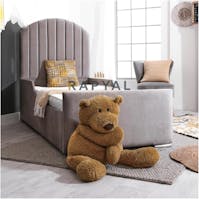 Rapyal Stores Plush Ivy Single Kids Bed 2FT6/3FT With Mattress & Headboard