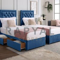 Rapyal Stores Rio Chesterfield Zip & Link Divan Bed
