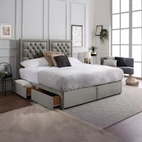 Rapyal Sleep Rio Chesterfield Zip & Link Divan Bed