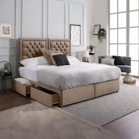 Rapyal Sleep Rio Chesterfield Zip & Link Divan Bed