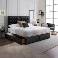 Rapyal Sleep Rio Chesterfield Zip & Link Divan Bed