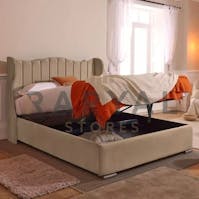 Rapyal Stores Amalfi Ottoman Storage Plush Upholstered Bed Frame