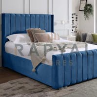 Rapyal Stores Malta Ottoman Storage Plush Upholstered Bed Frame