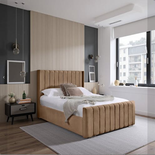 Rapyal Sleep Malta Plush Ottoman Storage Bed Frame