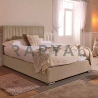 Rapyal Stores Budapest Ottoman Storage Plush Upholstered Bed Frame
