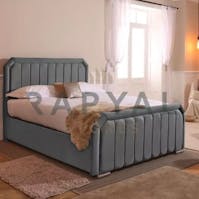 Rapyal Stores Lisbon Ottoman Storage Plush Upholstered Bed Frame