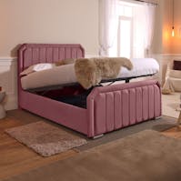 Rapyal Lisbon Ottoman Storage Plush Upholstered Bed Frame