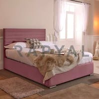 Rapyal Stores Geneva Ottoman Storage Plush Upholstered Bed Frame