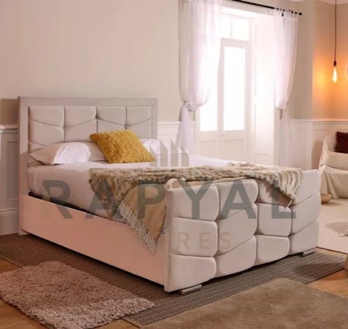 Rapyal Stores Celia Ottoman Storage Plush Upholstered Bed Frame [duplicate]