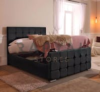 Rapyal Stores Barcelona Ottoman Storage Plush Upholstered Bed Frame