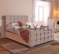 Rapyal Stores Barcelona Ottoman Storage Plush Upholstered Bed Frame