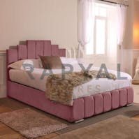 Rapyal Stores Manhattan Ottoman Storage Plush Upholstered Bed Frame